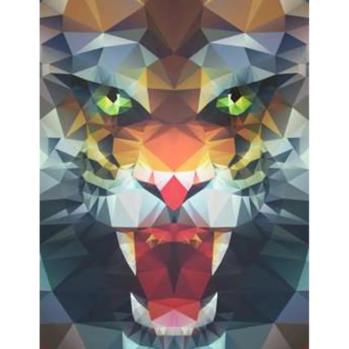 Ravensburger - Puzzle de polígonos con rugido de león, 500 piezas ㅤ*RAVENSBURGER IBÉRICA Best