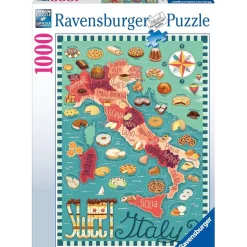Sale Ravensburger - Puzzle mapa de Italia dulce 1000 piezas ㅤ Juegos Y Puzzles