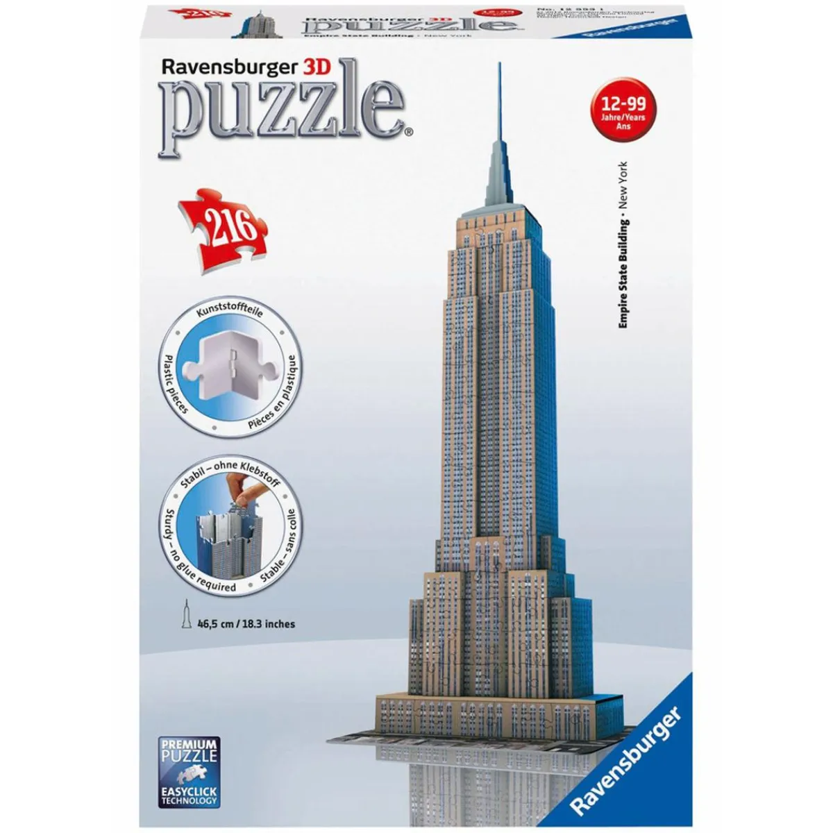 New Ravensburger - Puzzle The Empire State Building 42 cm 216 piezas Juegos Y Puzzles