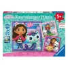 Outlet Ravensburger - Puzzle 3x49 piezas Gabby's Dollhouse, colección multicolor ㅤ Juegos Y Puzzles