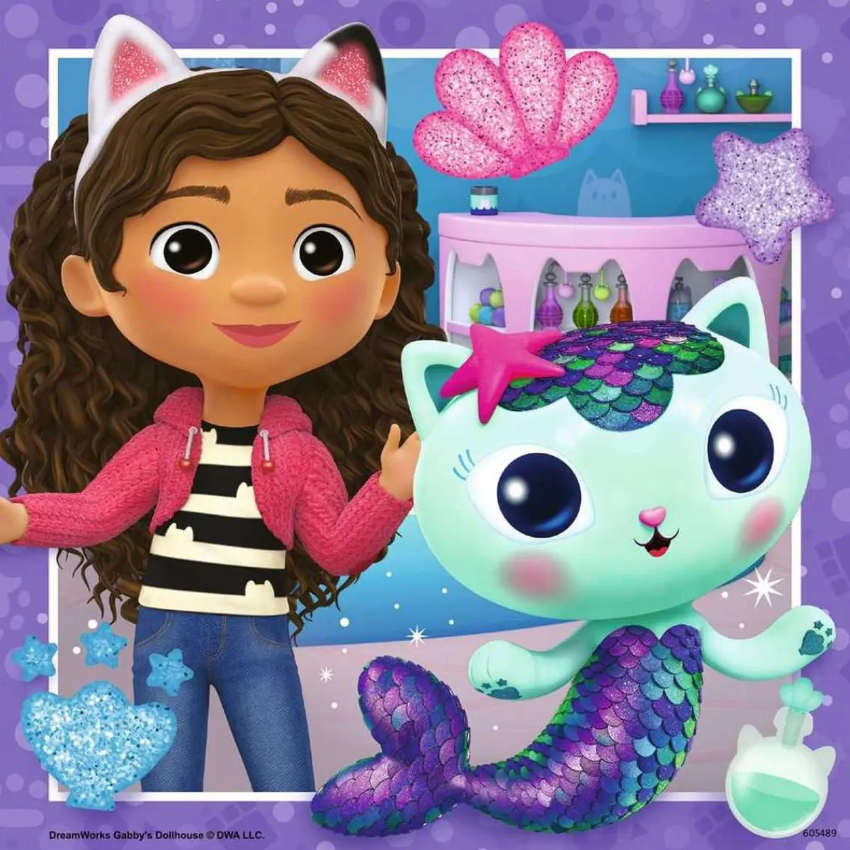 Outlet Ravensburger - Puzzle 3x49 piezas Gabby's Dollhouse, colección multicolor ㅤ Juegos Y Puzzles