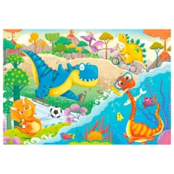 New Ravensburger - Puzzle 2x12 pzs Dinosaurios juguetones Juegos Y Puzzles