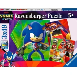 Ravensburger - Set de 3 Puzzles Sonic de 49 Piezas*RAVENSBURGER IBÉRICA Discount