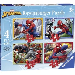 - Spider-man - Puzzle 4 in a Box Juegos Y Puzzles