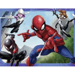 - Spider-man - Puzzle 4 in a Box Juegos Y Puzzles