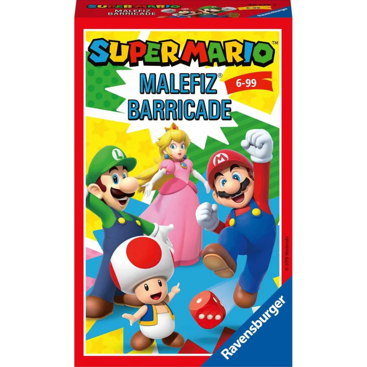 Ravensburger - Super Mario - Super Mario compacto Barricada Malefiz, 2-4 jugadores ㅤ*RAVENSBURGER IBÉRICA