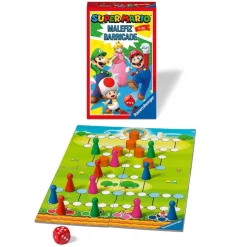 Ravensburger - Super Mario - Super Mario compacto Barricada Malefiz, 2-4 jugadores ㅤ*RAVENSBURGER IBÉRICA