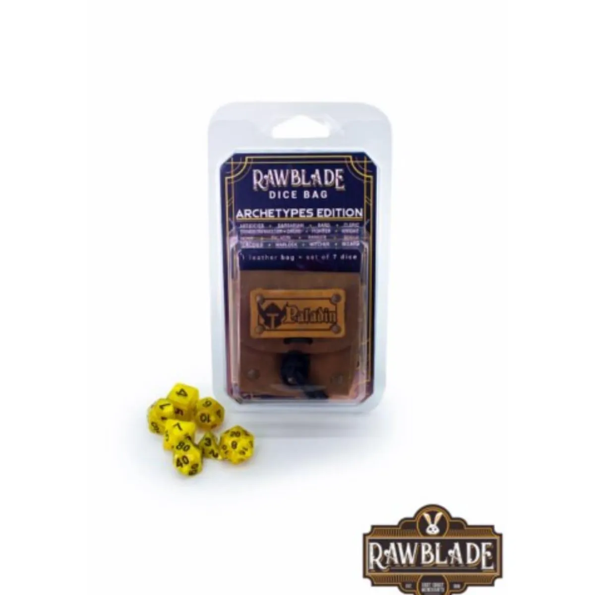 New Rawblade - Dados y bolsa de cuero Paladín Juegos Y Puzzles|Friki Zone