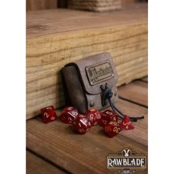 Rawblade - Dados y bolsa de cuero Bárbaro*LAST LEVEL