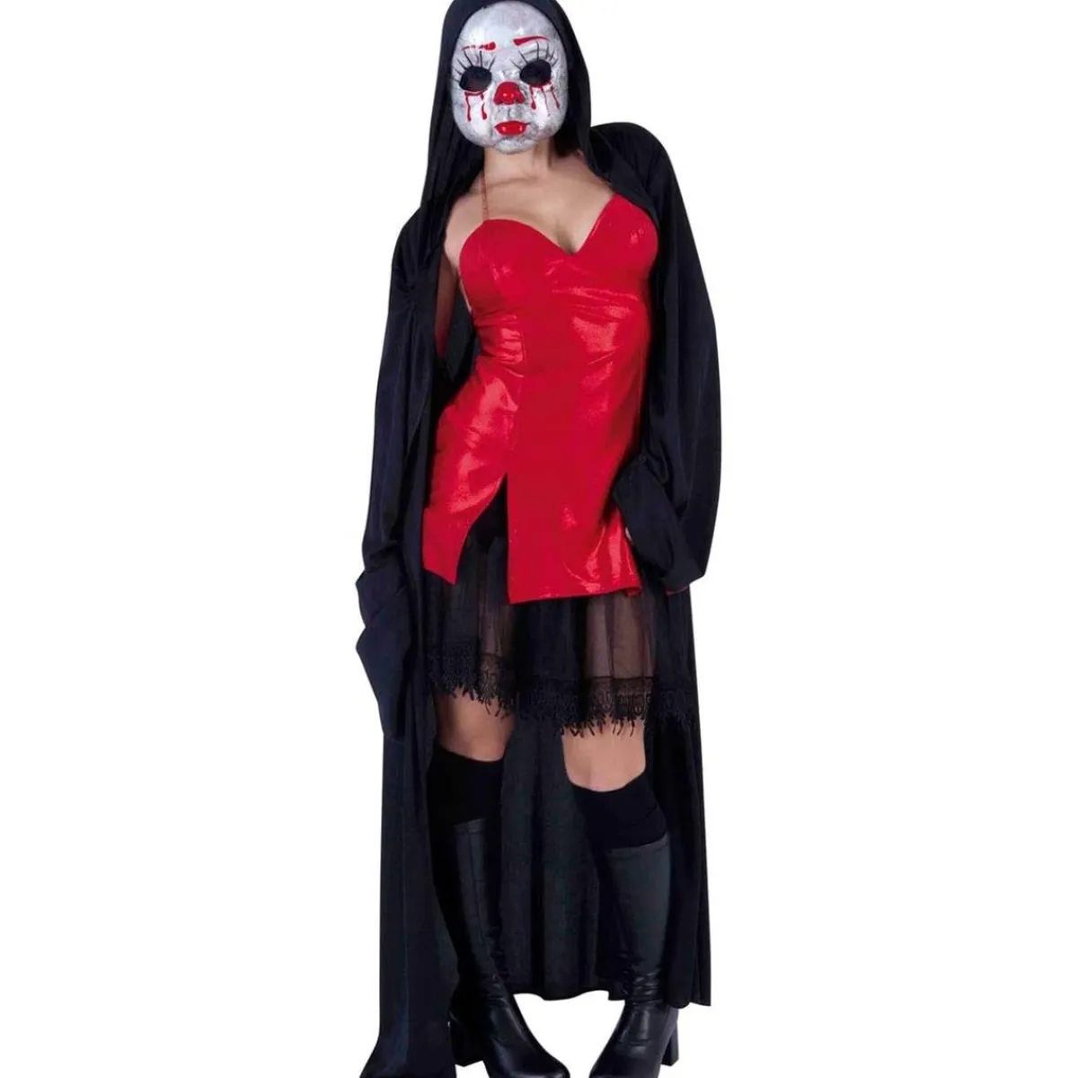 New - Disfraz Baby Killer con capa y máscara de payaso ㅤ Disfraces|Halloween