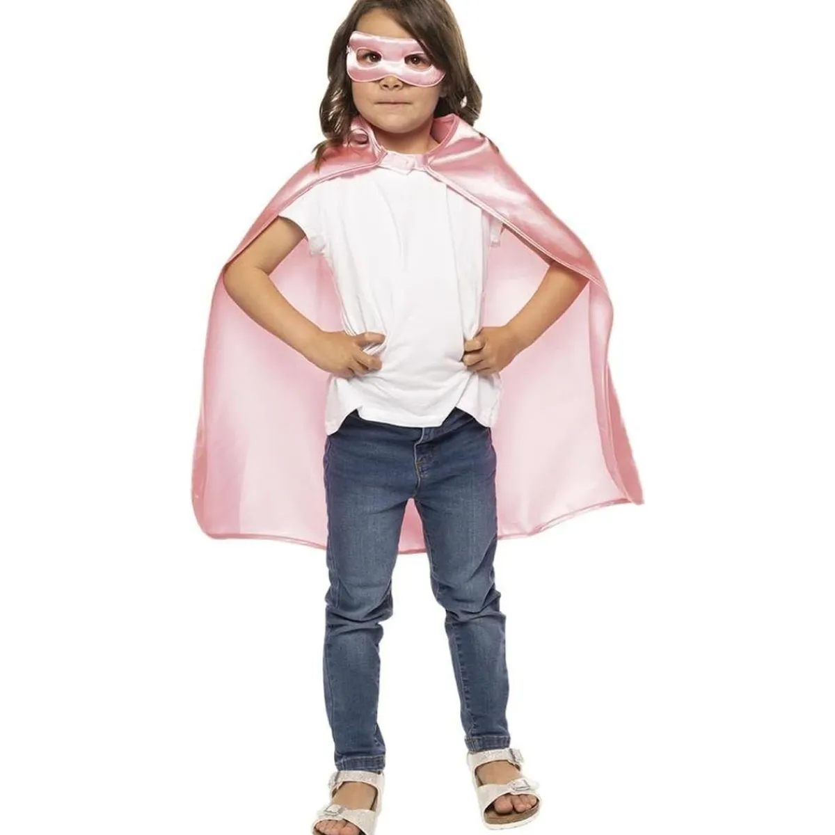 - Disfraz Superhéroe Rosa con Capa y Antifaz Talla única ㅤ*RUBIE'S Sale