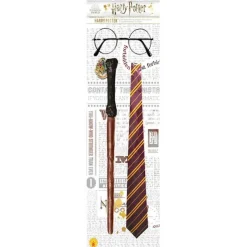 - Harry Potter - Kit de accesorios Harry Potter: gafas, varita y corbata ㅤ*RUBIE'S New