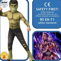 - Hulk - Disfraz de Hulk Classic Endgame Talla M ㅤ*RUBIE'S Discount