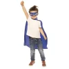New - Set superhéroe capa y antifaz azul talla M Disfraces|Halloween