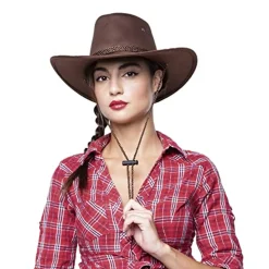 - Sombrero Cowboy marrón Adulto ㅤ*RUBIE'S Discount