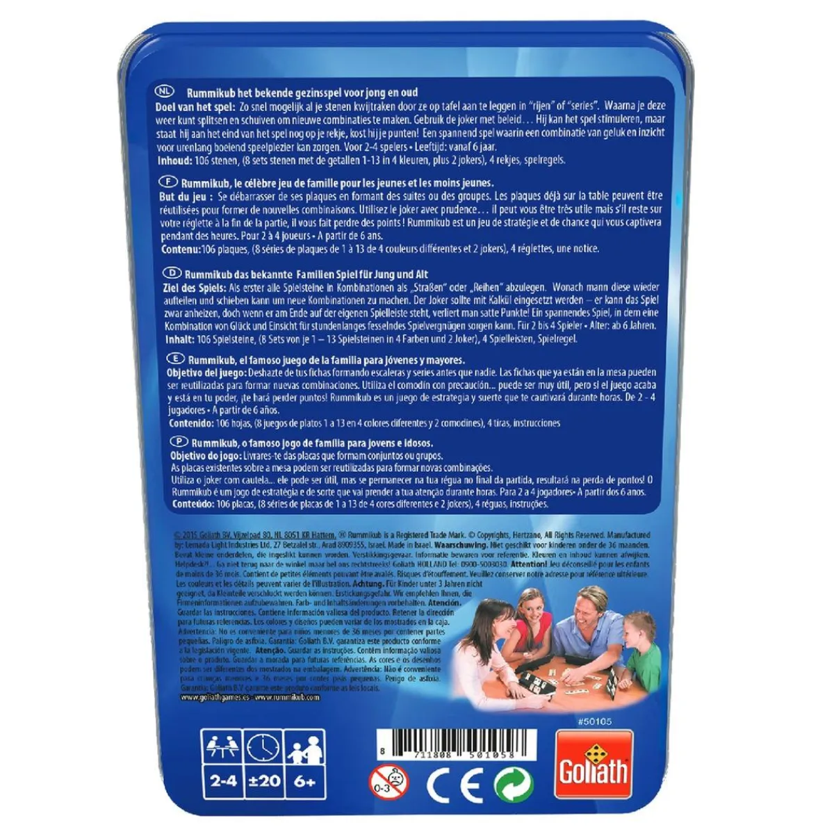 Rummikub de Viaje - Caja Metálica*GOLIATH BV. Best