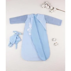 Saco de dormir con mangas bebé niño azul TOG 3,5*Prenatal Outlet