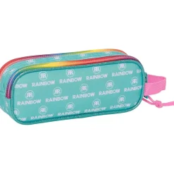 Clearance - Portatodo Paradise Rainbow High doble Material Escolar