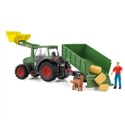 Clearance - Farm World - Tractor con Trailer Coleccionables Y Mini Mundos