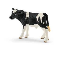 Clearance Schleich - Ternero Frisón de Manchas Negras Coleccionables Y Mini Mundos