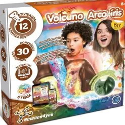 Sale Science4you - Volcán Arco Iris: Creación de un volcán luminoso en la oscuridad, incluye juegos de volcán y 12 experimentos educativos ㅤ Steam