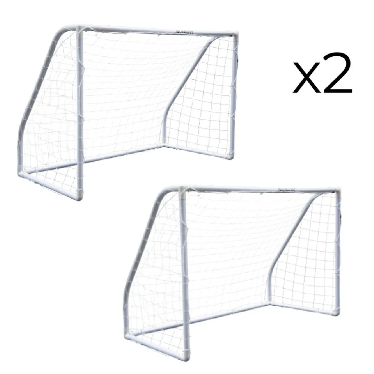 Set 2 porterías pvc blancas*DEVESSPORT Clearance