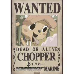 Set 2 posters One Piece - Chibi Wanted Brook & Chopper 52x38*ABYSSE CORP Discount