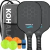 Online Set 2 Raquetas Pickleball Paddle de Carbono Deportes