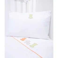 Clearance Set de 3 piezas de sábanas con estampado de hipopótamos Ropa De Cama·Sábanas Y Mantas|Recién Nacido·Ropa De Cama