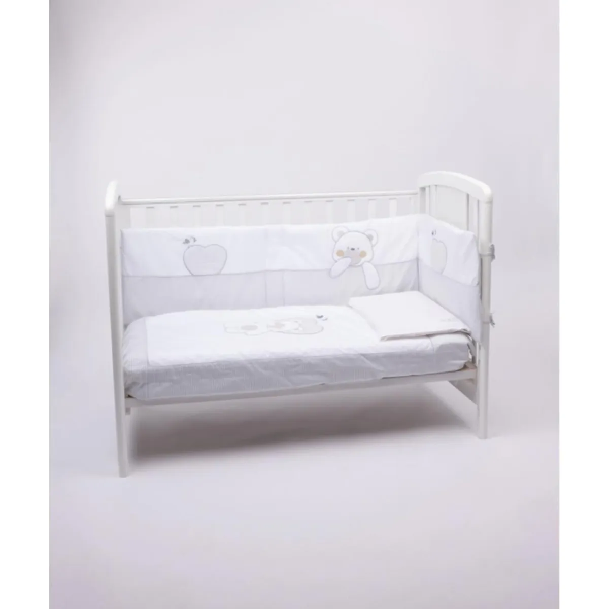 Clearance Set de Cuna 4 Piezas "Osito" Ropa De Cama·Sábanas Y Mantas|Recién Nacido·Ropa De Cama