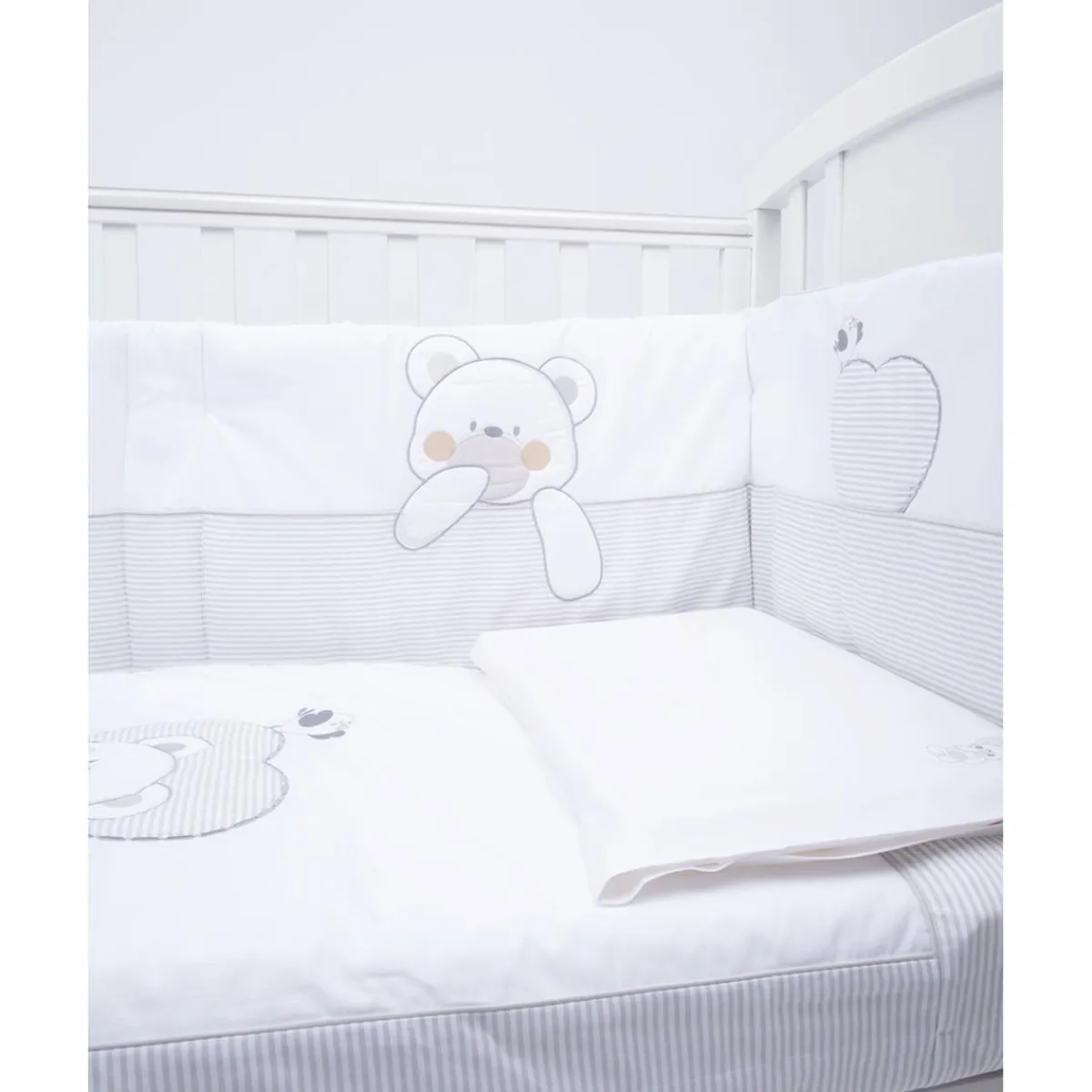 Clearance Set de Cuna 4 Piezas "Osito" Ropa De Cama·Sábanas Y Mantas|Recién Nacido·Ropa De Cama