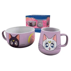 Best Set de desayuno Sailor Moon - Luna & Artemis Merchandising|Friki Zone