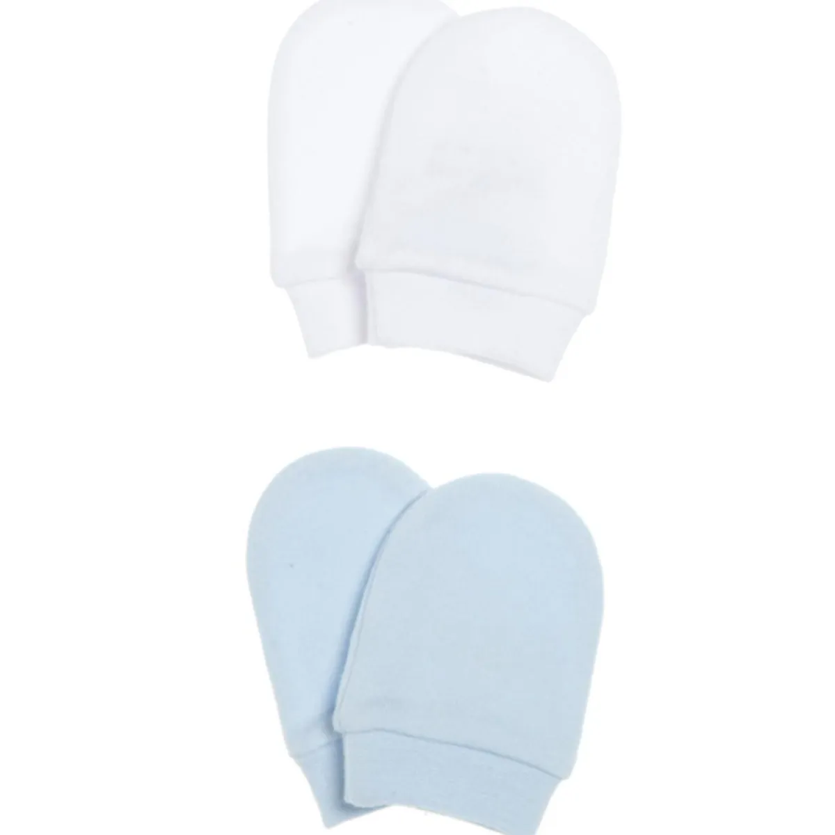 Sale Set de dos pares de manoplas blancas y azules Recién Nacido·Ropa Y Accesorios|Ropa Y Accesorios·Accesorios