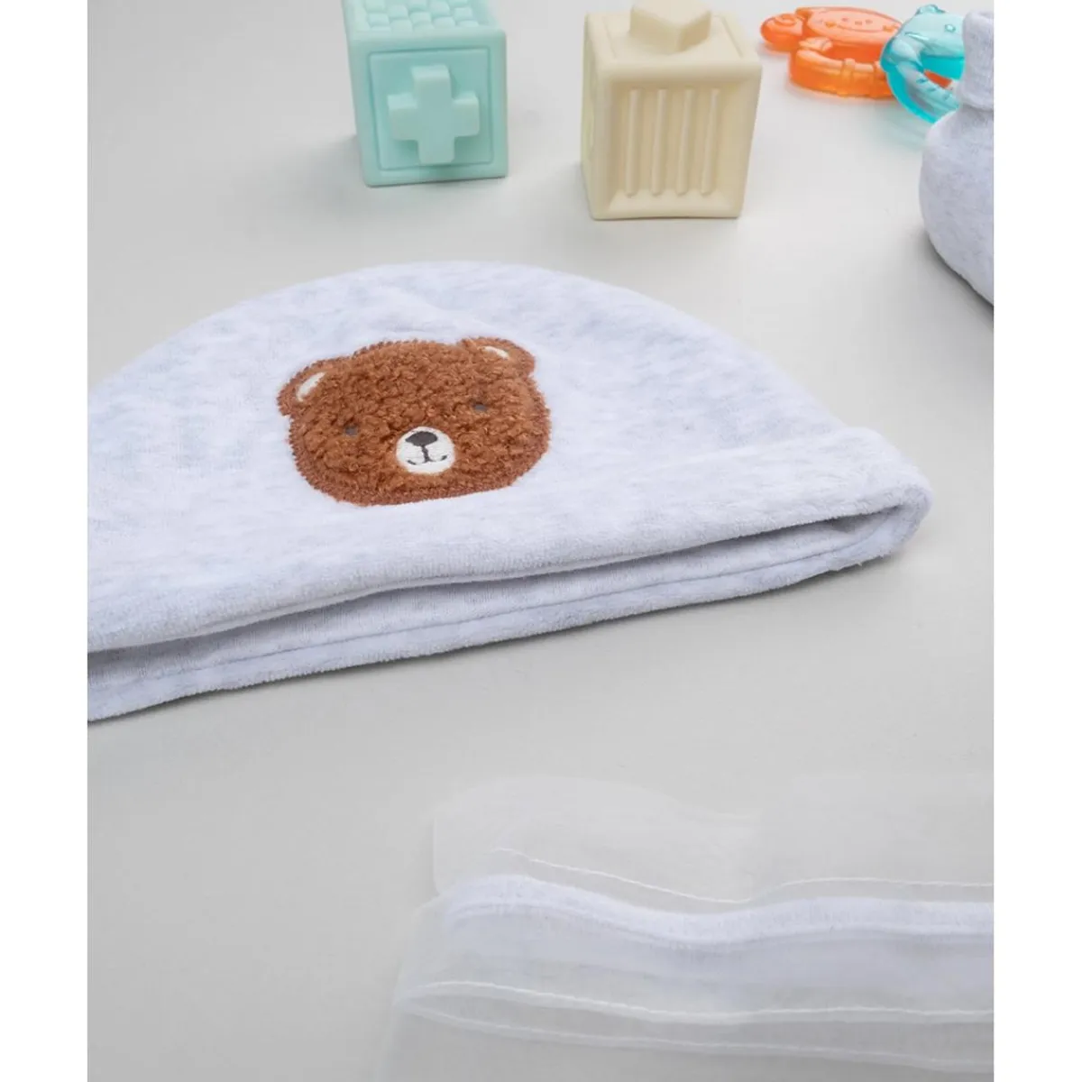 Set de Gorro y Patucos para Bebé Niño en Gris Recién Nacido·Ropa Y Accesorios|Ropa Y Accesorios·Accesorios