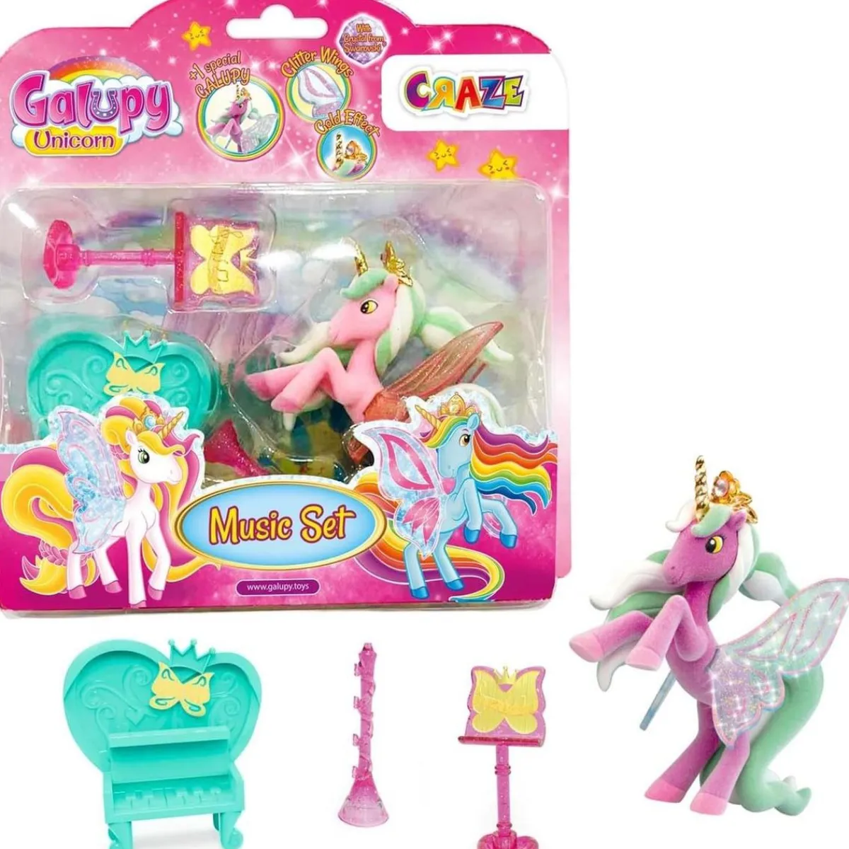 Best Set de Música Unicornio Coleccionables Y Mini Mundos