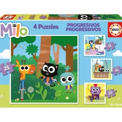 Discount Set de puzzles infantiles progresivos de 12 a 25 piezas, medidas: 16 x 16 cm ㅤ Juegos Y Puzzles
