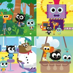 Discount Set de puzzles infantiles progresivos de 12 a 25 piezas, medidas: 16 x 16 cm ㅤ Juegos Y Puzzles