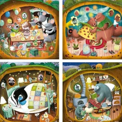 Set de puzzles infantiles progresivos: cuentos del bosque, 12-25 piezas ㅤ*EDUCA BORRAS Best