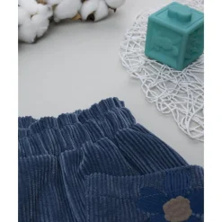 Clearance Shorts niña azul con flores Niña·Niña 2-10 Años|Niña 2-10 Años·Vaqueros, Pantalones Y Petos