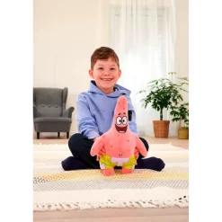 Simba - Bob Esponja - Peluche suave de 35cm con relleno 100% reciclado, oficial de Bob Esponja ㅤ*SIMBA TOYS Outlet