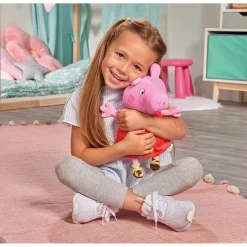 Discount Simba - Peppa Pig - Peluche con sonido Peppa Pig, suave y agradable, 25-33 cm ㅤ Coleccionables Y Mini Mundos