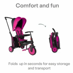 STR 3 Plus Pink – Triciclo evolutivo*SMARTRIKE New