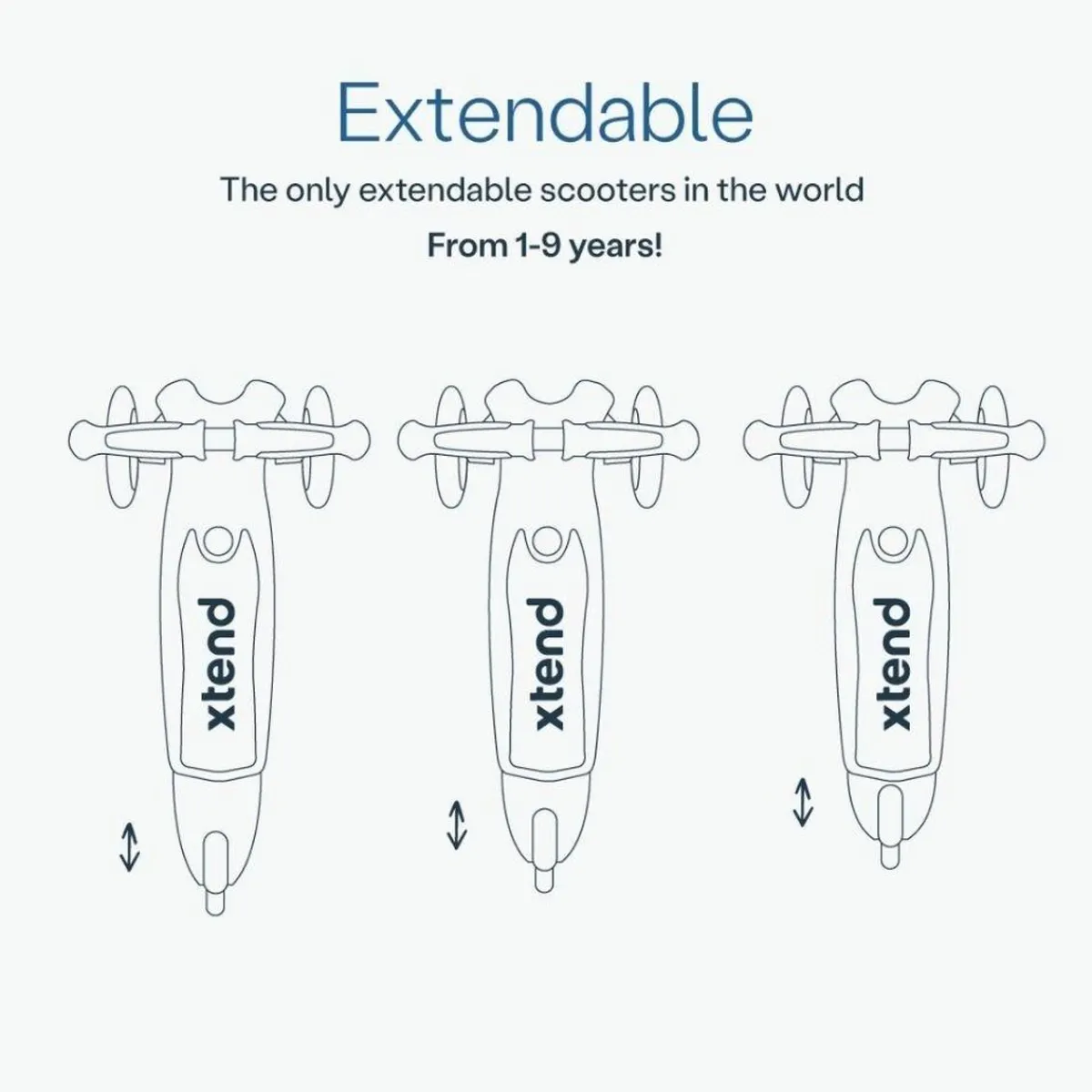 Outlet Xtend Mini-Ride Artic Blue Motos Y Triciclos