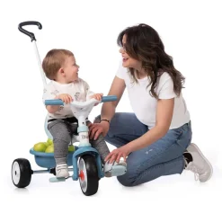 New - Triciclo de metal Be Move en azul ㅤ Motos Y Triciclos