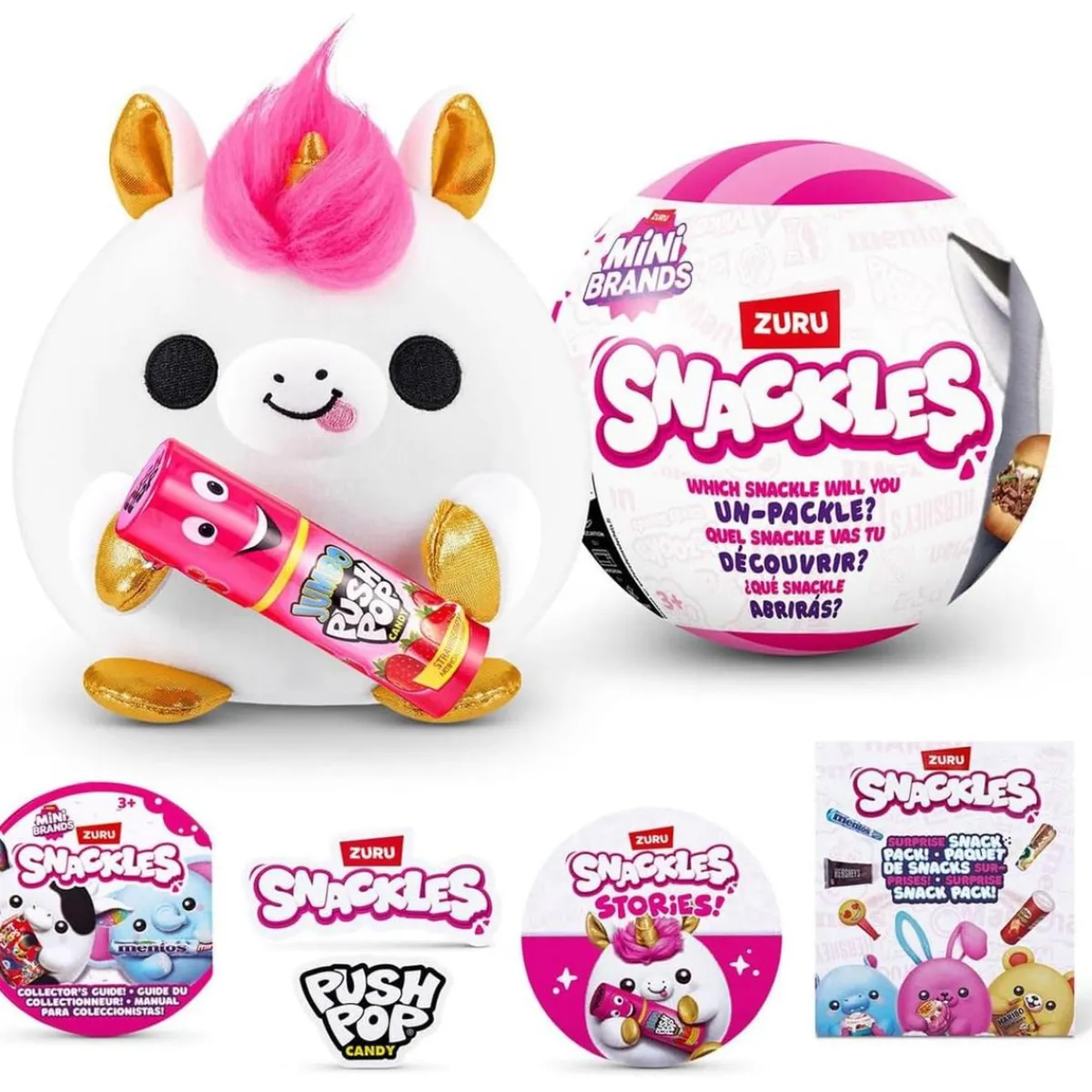 Hot Snackles Surprise Ball Peluche Sorpresa en Cápsula (Varios modelos) ㅤ Coleccionables Y Mini Mundos