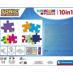 Discount Sonic - Puzzles 10 en 1 Supercolor Juegos Y Puzzles