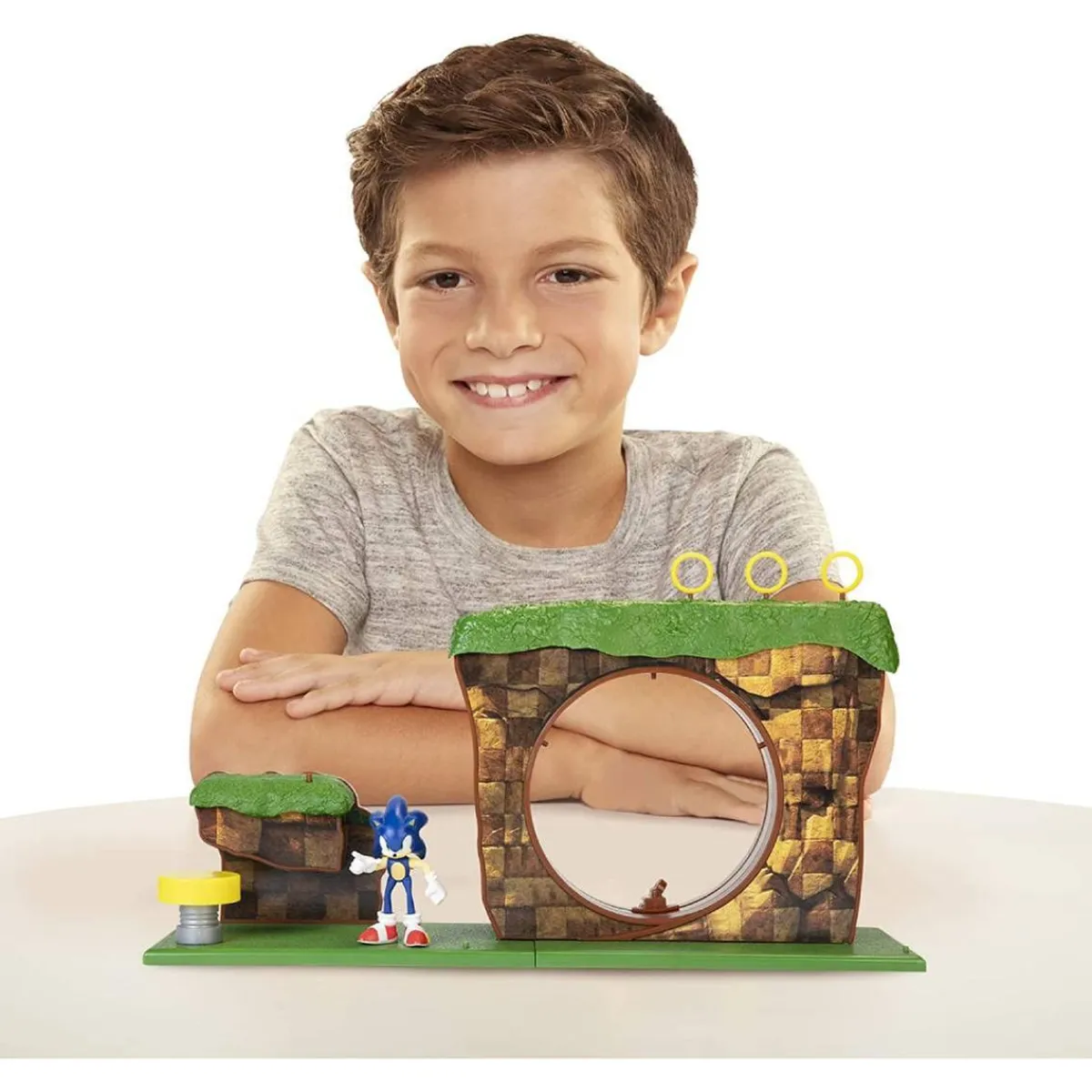 Best Sonic - Zona de juego la colina verde Figuras De Acción