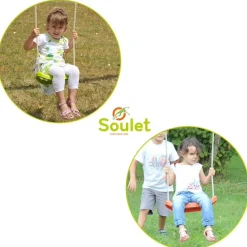 Sale - Columpio de acero Acier Malo 2 balancines Columpios