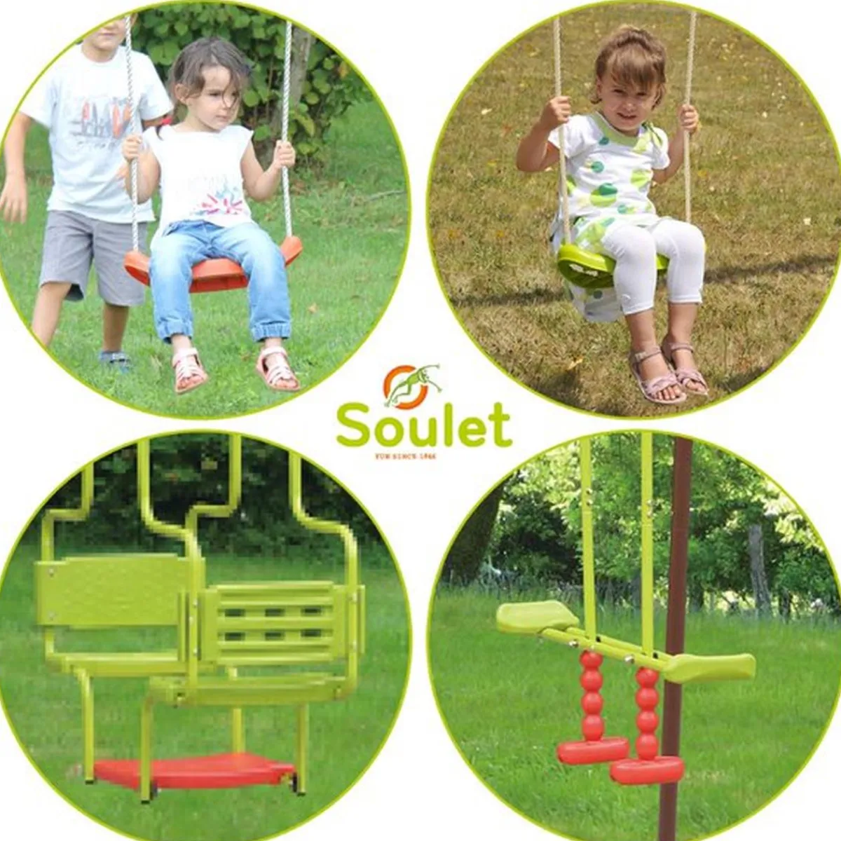 - Columpio de acero Acier 2B1CL1V*SOULET Best