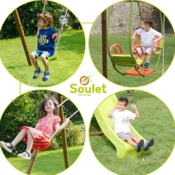 Sale - Columpio de madera Narcisse Columpios